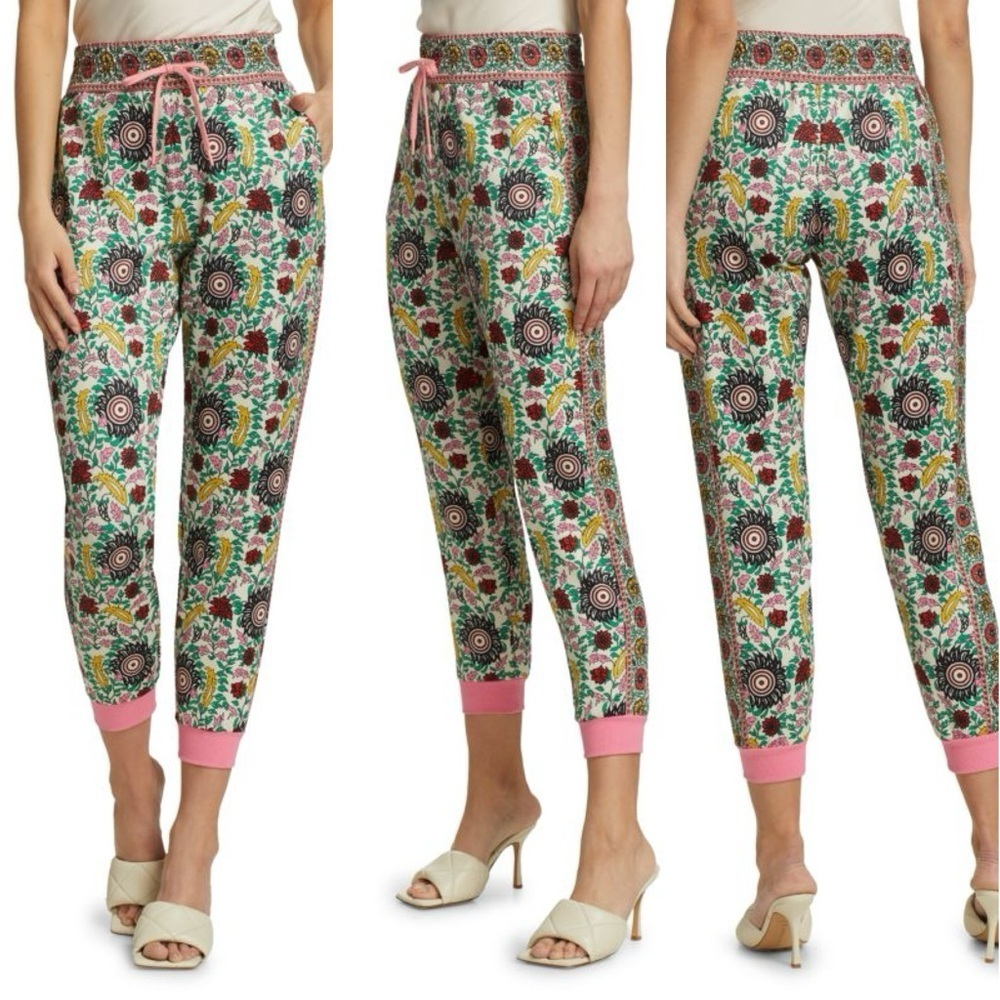 ALICE + OLIVIA NYC Slim-Fit Floral Joggers
